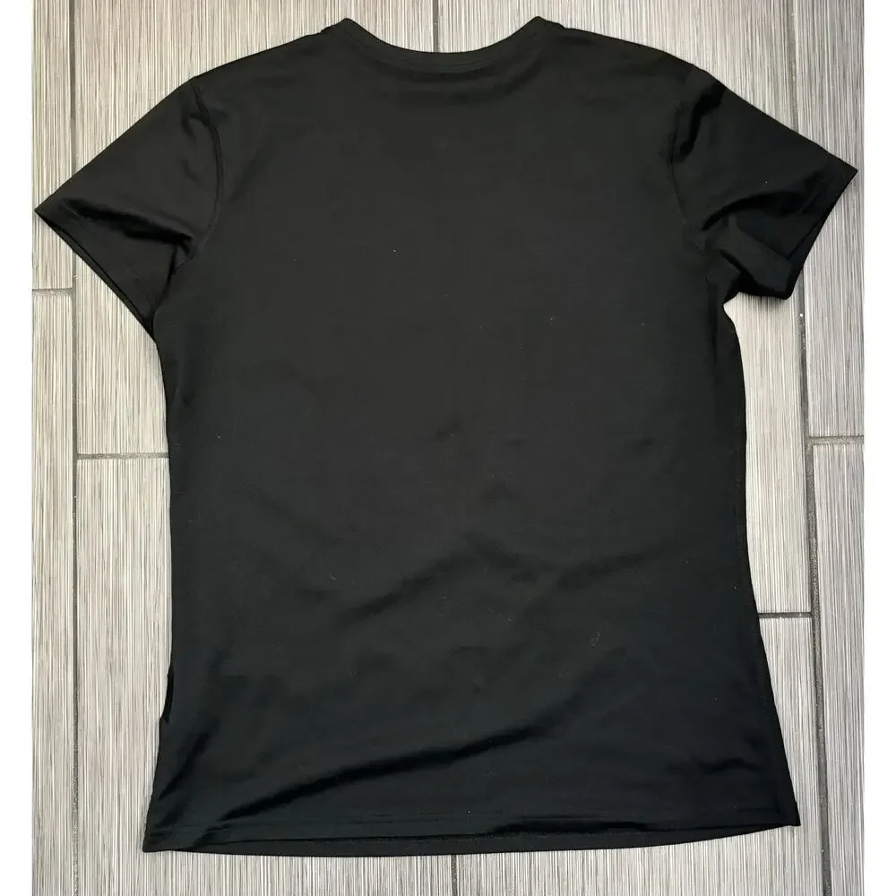 Pittsburgh Pirates Nike Black Vneck Short Sleeve T-Shirt Women’s Large